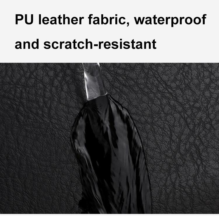 OUMANTU 975 PU Leather Large-capacity Travel Laptop Backpack Casual Schoolbag