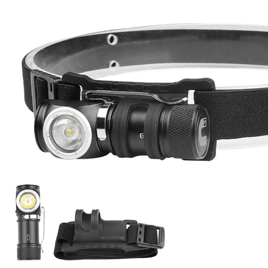 LED Flashlight Rechargeable Portable Multifunctional With Magnetic Headlight