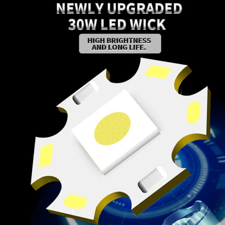 Mini TYPE-C Rechargeable White Laser LED Strong Light Long-Range Flashlight