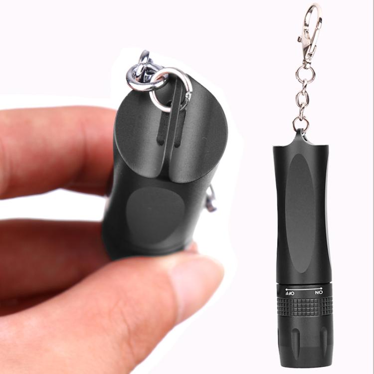 Small LED Portable Flashlight With Keychain