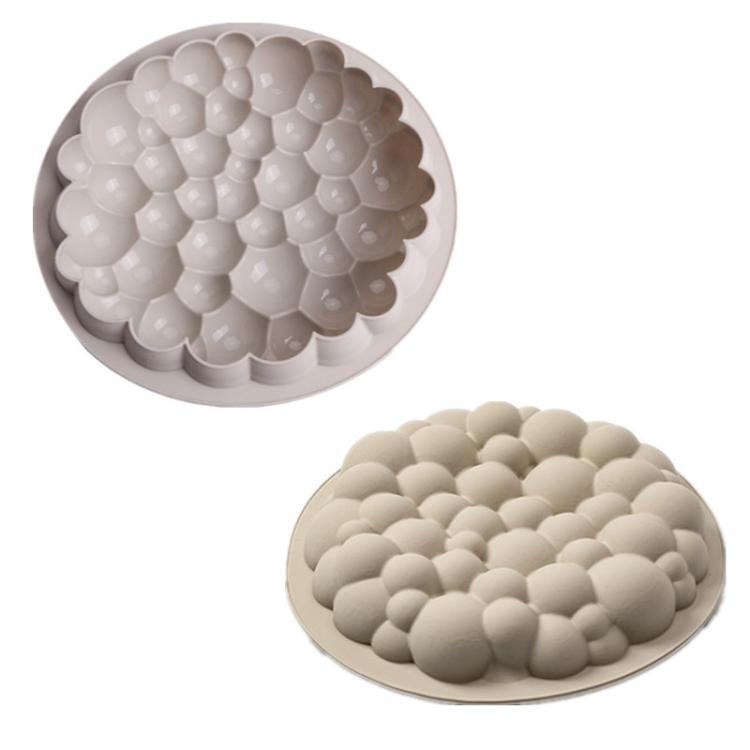 3D Round Bubble Cloud Cake Silicone Mold Mousse Pudding Jelly Mold Baking Supplies