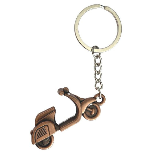 Electric Motorcycle Metal Keychain Pendant