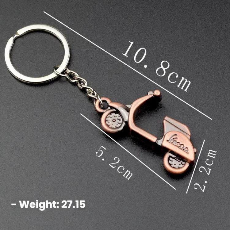 Electric Motorcycle Metal Keychain Pendant