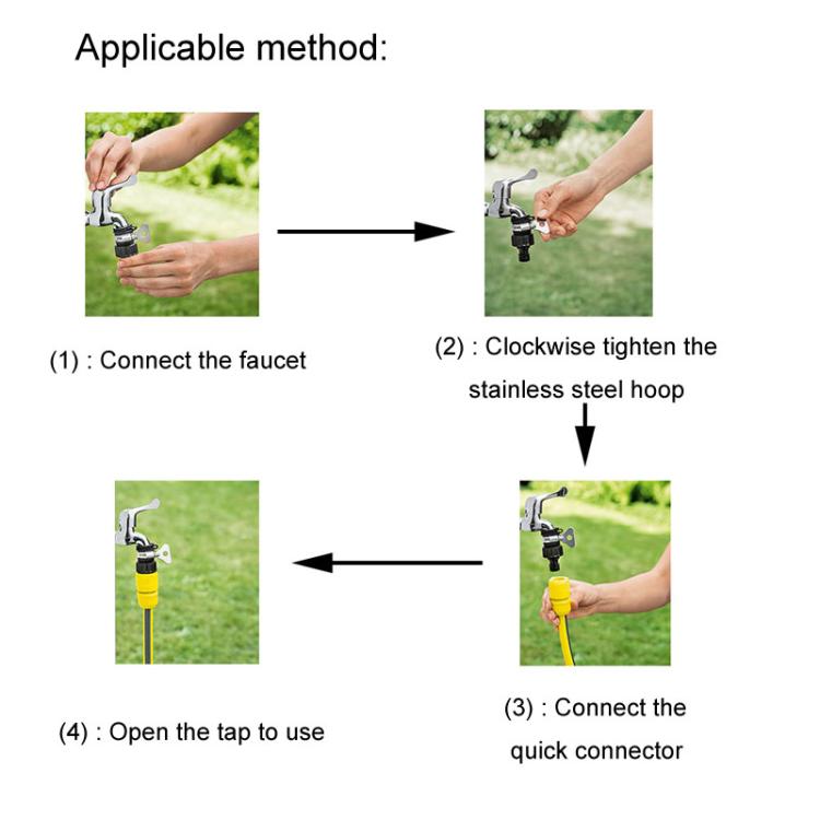 For Karcher Car Washer Gardening Accessories 4 / 5 Point Universal Faucet Adaptor