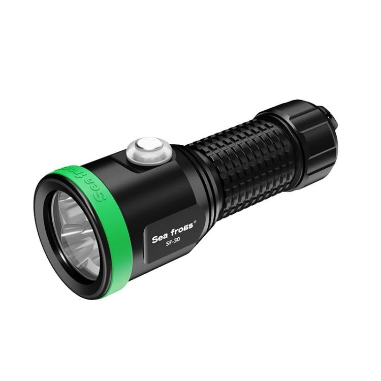 Sea Frogs  SF-30 100m/325FT Underwater Video Light 3000 lm Diving Flashlight