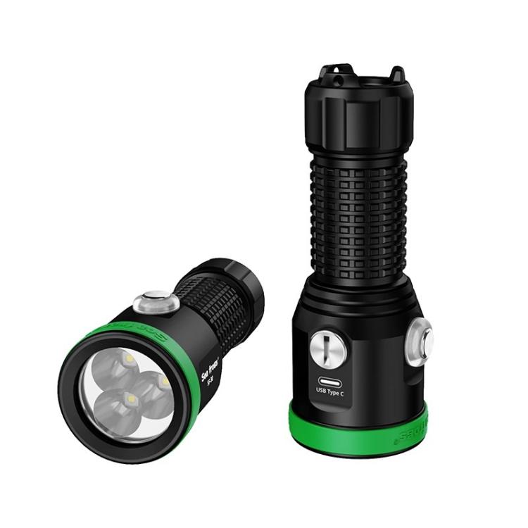 Sea Frogs  SF-30 100m/325FT Underwater Video Light 3000 lm Diving Flashlight
