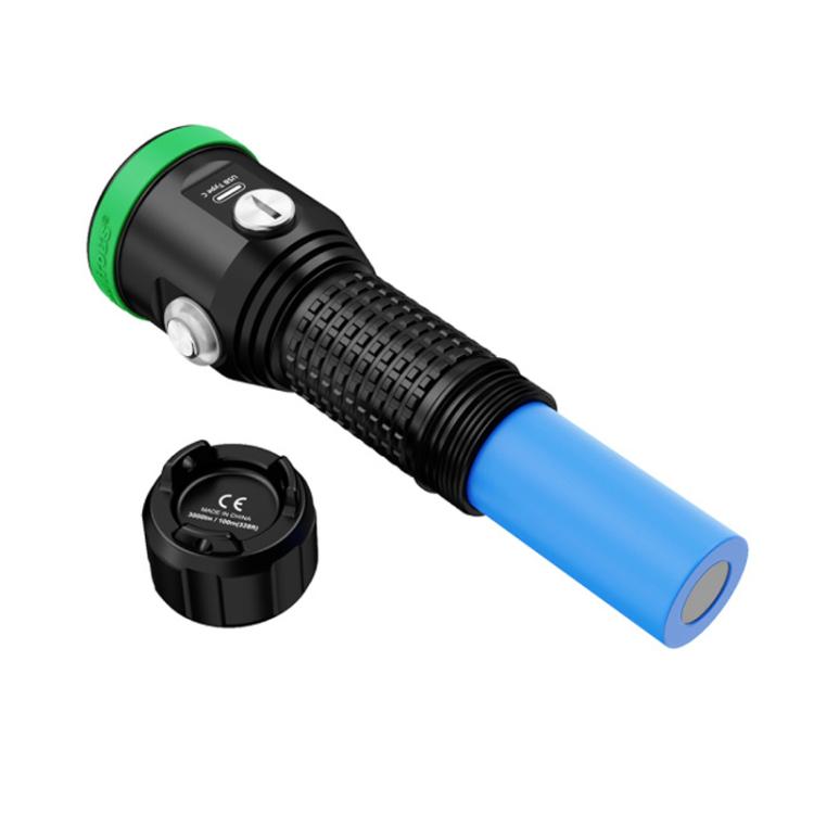 Sea Frogs  SF-30 100m/325FT Underwater Video Light 3000 lm Diving Flashlight