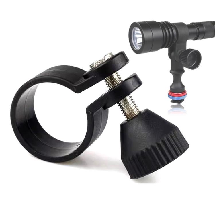Adjustable Diving Flashlight Holder Mount Clamp For Dive Photography