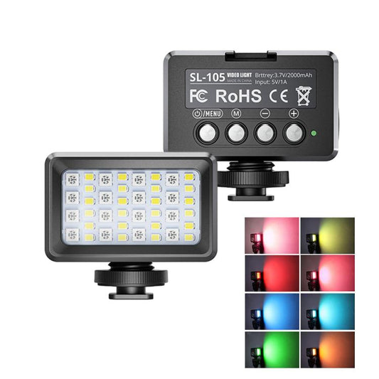 40 LEDs Fill Light 40m Waterproof Depth for Sports Cameras
