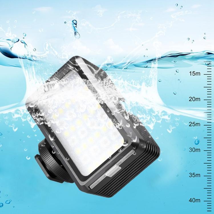 40 LEDs Fill Light 40m Waterproof Depth for Sports Cameras