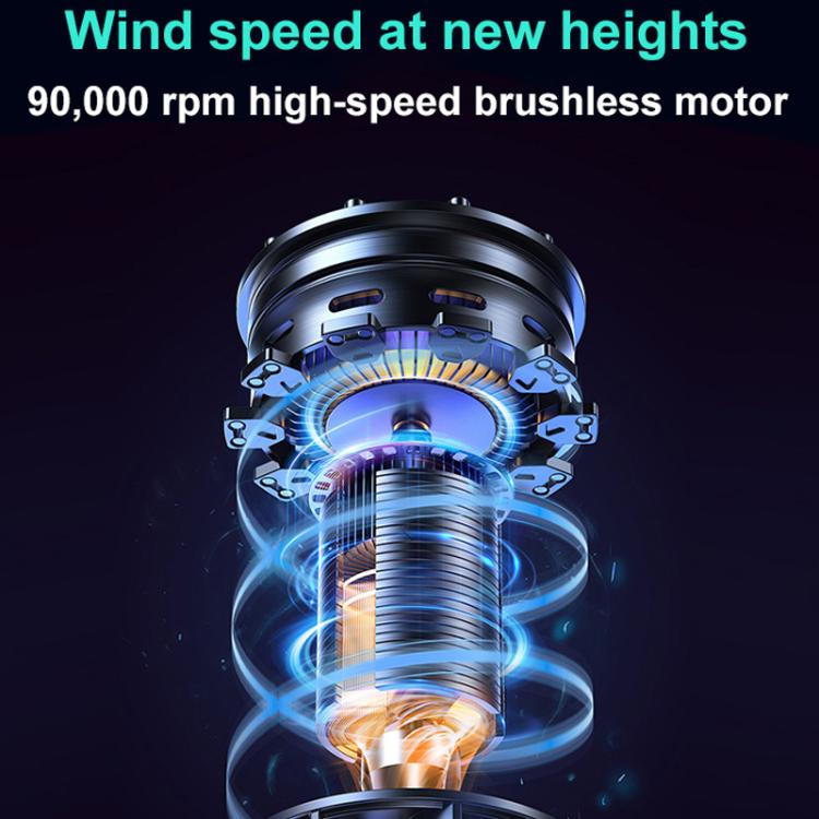 90000RPM 41m/s Mini Brushless Motor Turbo Jet Fan With Magnetic Suction Nozzle