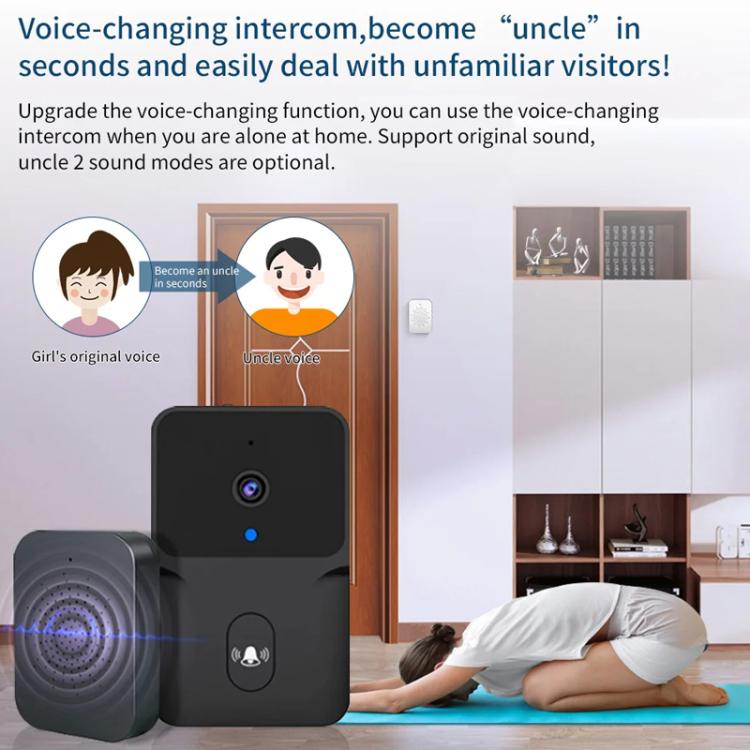 M8 WiFi Video Doorbell Supports Tuya APP Remote HD Night Vision Voice Intercom