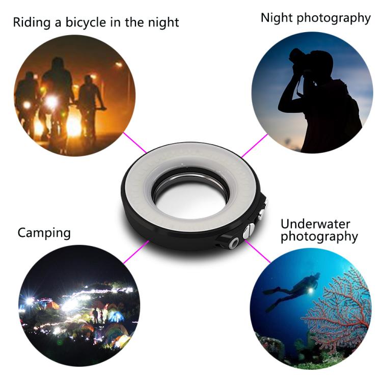 Sea Frogs SL-108 40m/130FT Underwater Photography Macro Ring Light