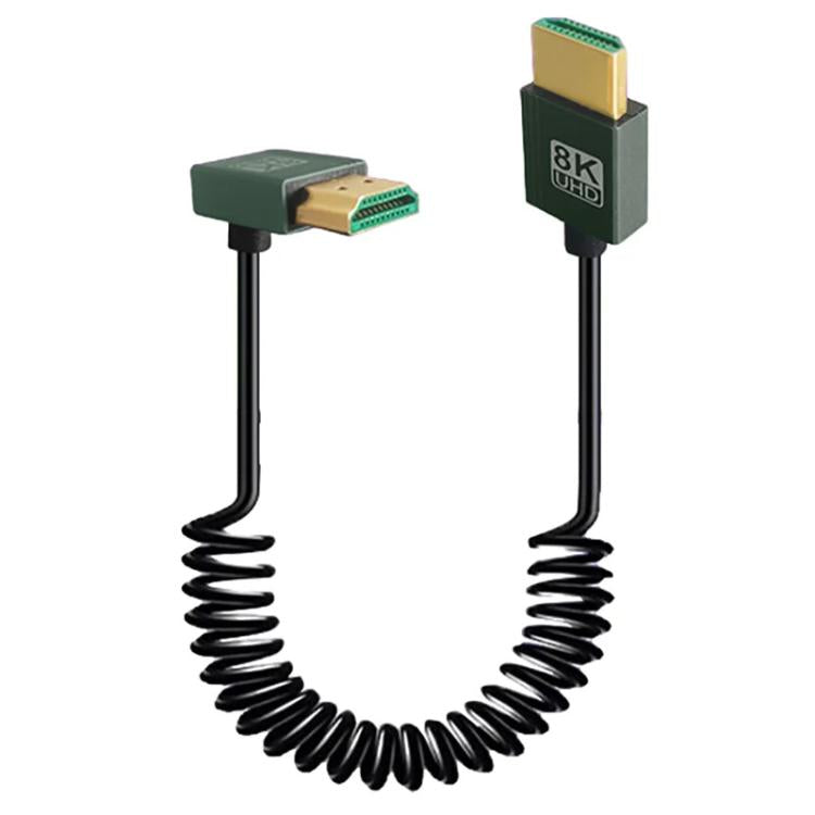 8K 60HZ HDMI 2.1 Spring Cable 0.5m Length