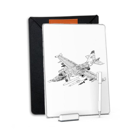 Nano-Microcapsule Magnetic Whiteboard Drawing Draft Writing Board, A3 20 Inches, A5 11 Inches