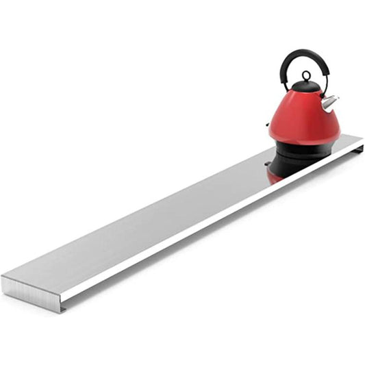 Stainless Steel Exhaust Vent Cover Gas Stove Cover Seasoning Rack Oil Splash Guard