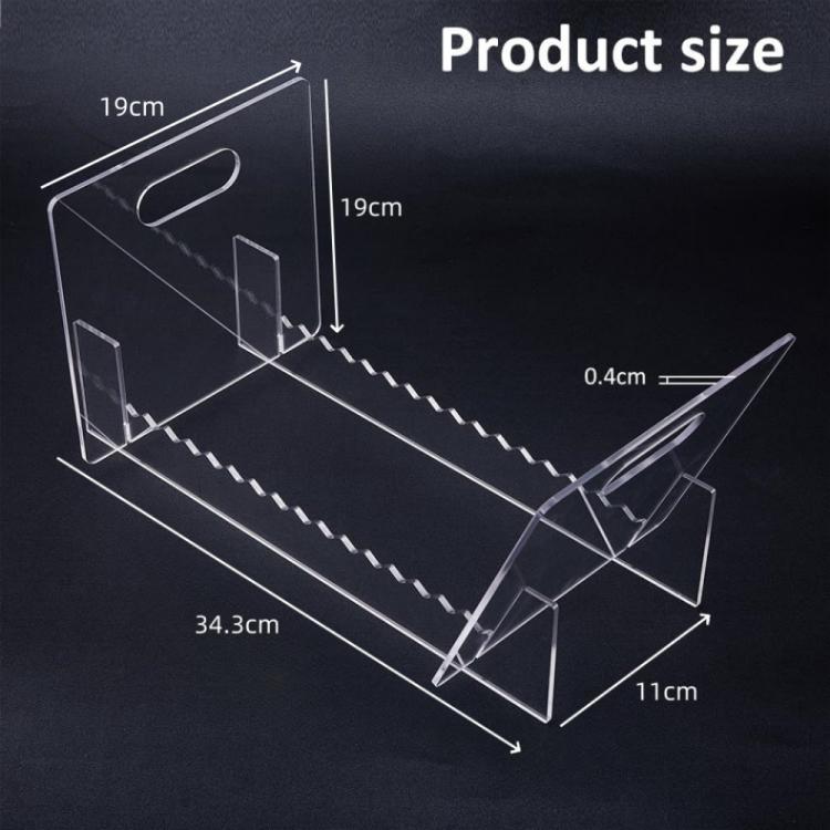 Removable Desktop Acrylic CD Vinyl Record Stand Album Book Display Stand