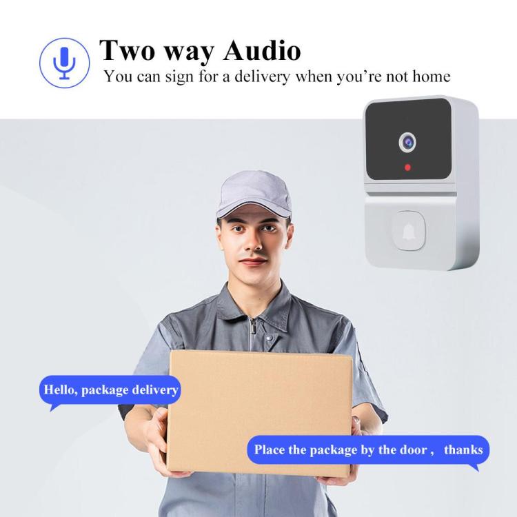 T3 WiFi Video Smart Doorbell Supports Tuya APP Night Vision Two-way Intercom