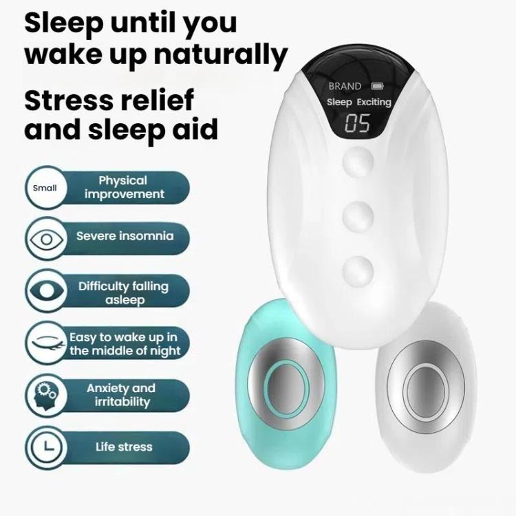Smart Handheld Sleep Instrument Microcurrent Relief Insomnia Anxiety Therapy Portable Fast Sleeping Massager
