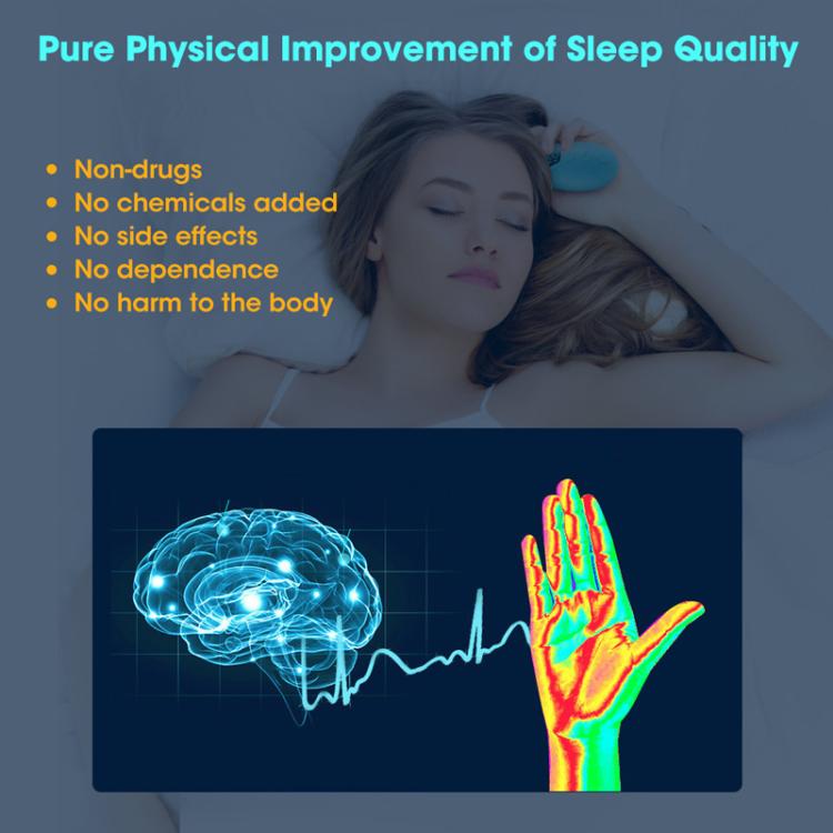 Smart Handheld Sleep Instrument Microcurrent Relief Insomnia Anxiety Therapy Portable Fast Sleeping Massager