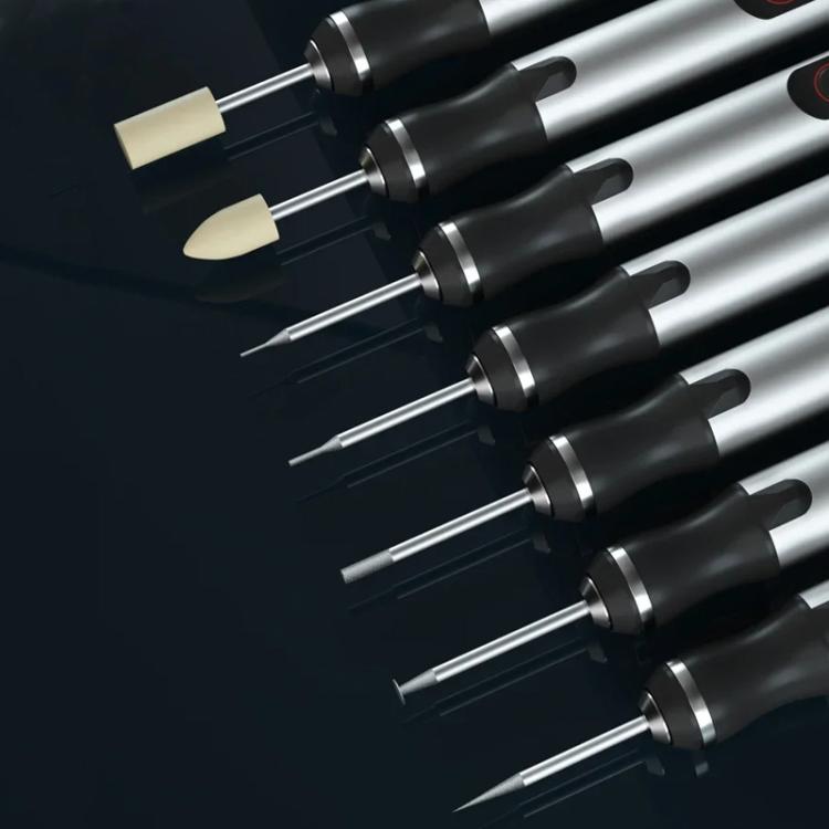 MaAnt D2 Rechargeable Speed Regulating Electric Grinding Pen Small Sanding Machine With 7 Sanding Heads