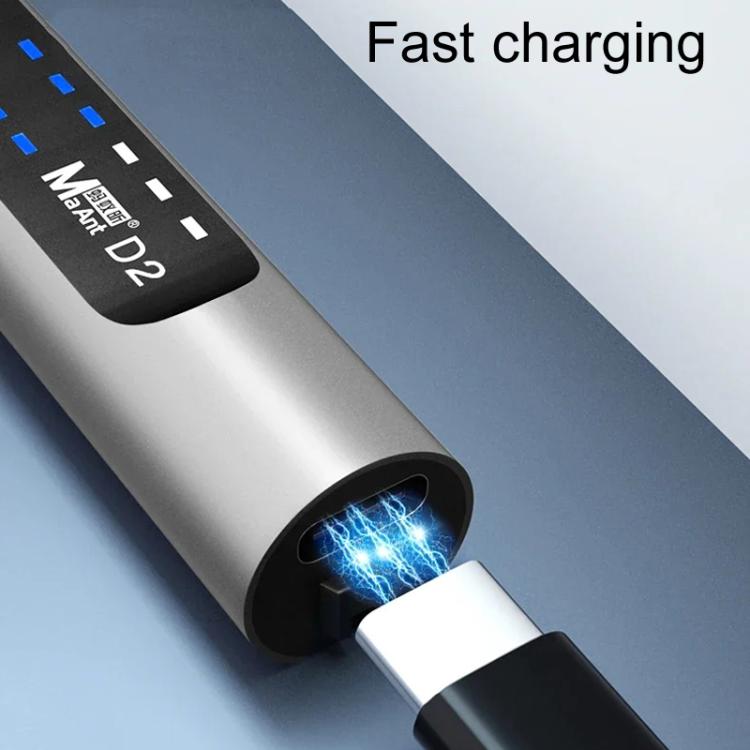 MaAnt D2 Rechargeable Speed Regulating Electric Grinding Pen Small Sanding Machine With 7 Sanding Heads