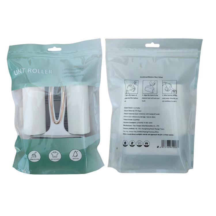 Lint Roller Tearable Pet Hair Removal Brush With 3 Refills