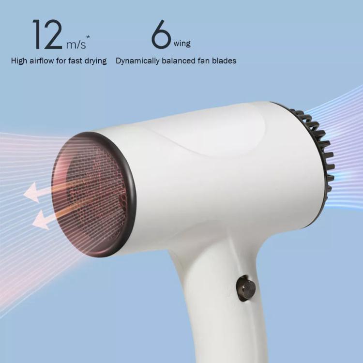 Rechargeable Wireless Hair Dryer Negative Ion Hot and Cold Wind Versatile Hairdressing Tools