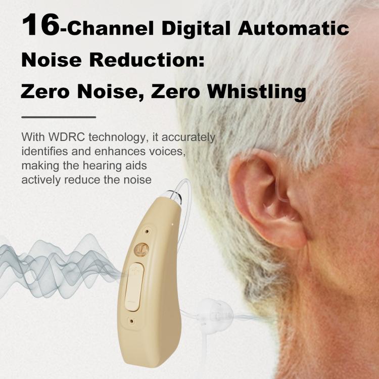 16-Channel Digital Hearing Aid Elderly Sound Amplifier With Digital Display Space Charging Box