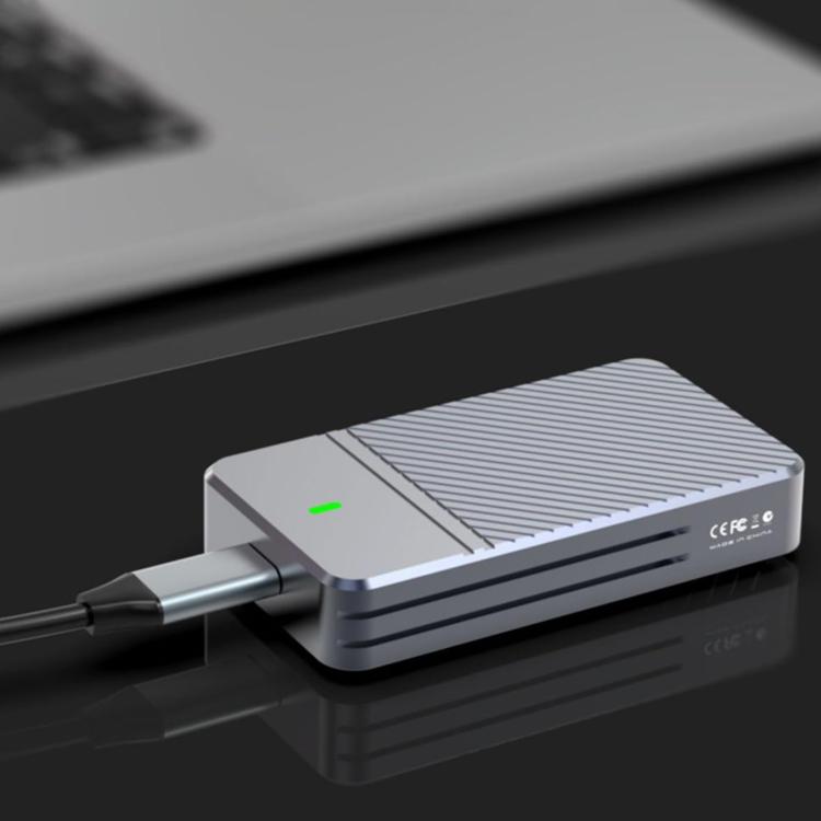 JEYI mSATA to USB 3.1 Type-C 6Gbps SSD Enclosure Adapter Case Aluminum External SSD Case