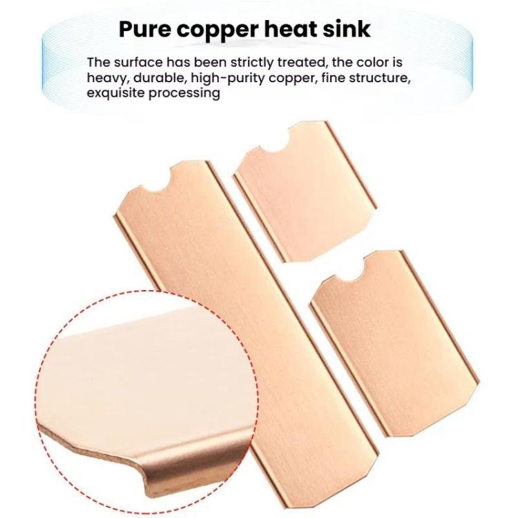 Pure Copper SSD Heat Sink for Game Consoles / Laptops / Mini Hosts