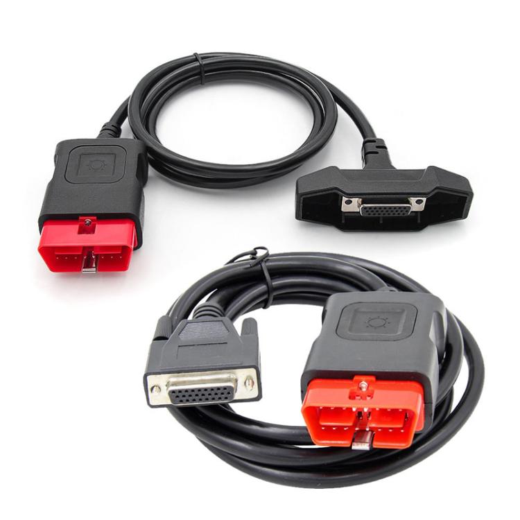Diagnostic OBDII Cable With LED Light Main Cable Connector Car Truck Diagnostic Tool
