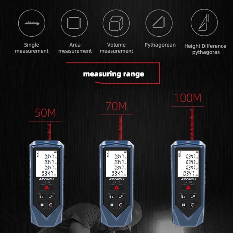 ARTBULL Handheld Infrared Laser Distance Meter Electronic Ruler