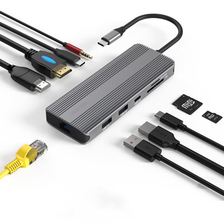 Blueendless Multifunctional Type-C HD Gigabit Network Docking Station