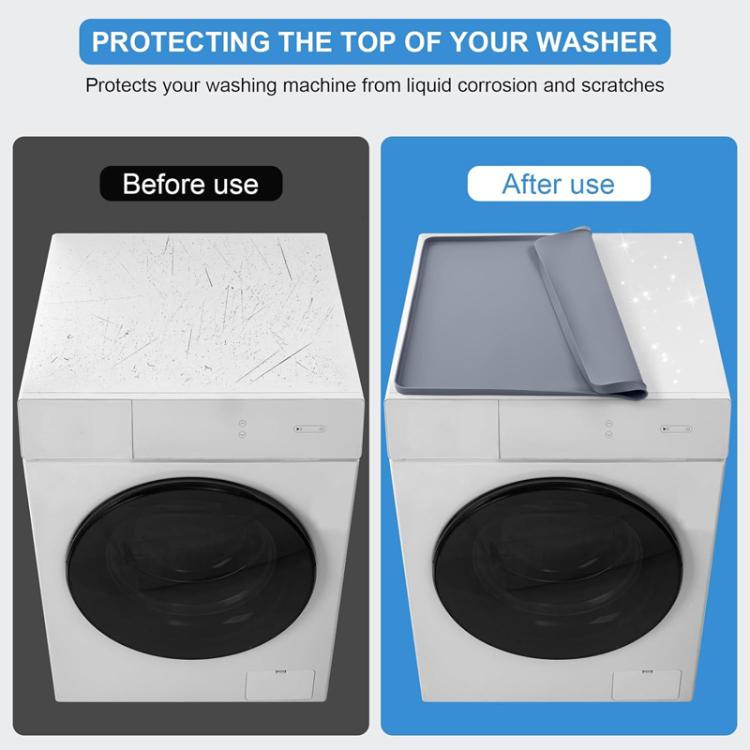 Multifunctional Refrigerator Washing Machine Top Silicone Non-Slip Waterproof Placemat