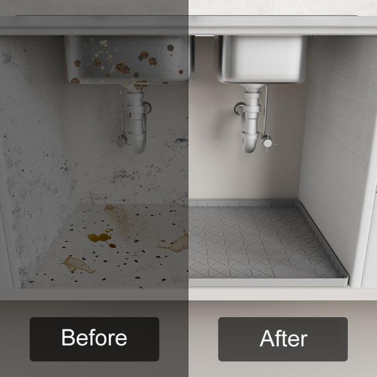 Kitchen Under Sink Waterproof Anti-Slip Anti-Grease Heat Insulation Drainage Mats