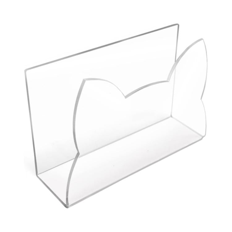 Acrylic Cat-Shaped Mail Sorting Desktop Envelope Rack