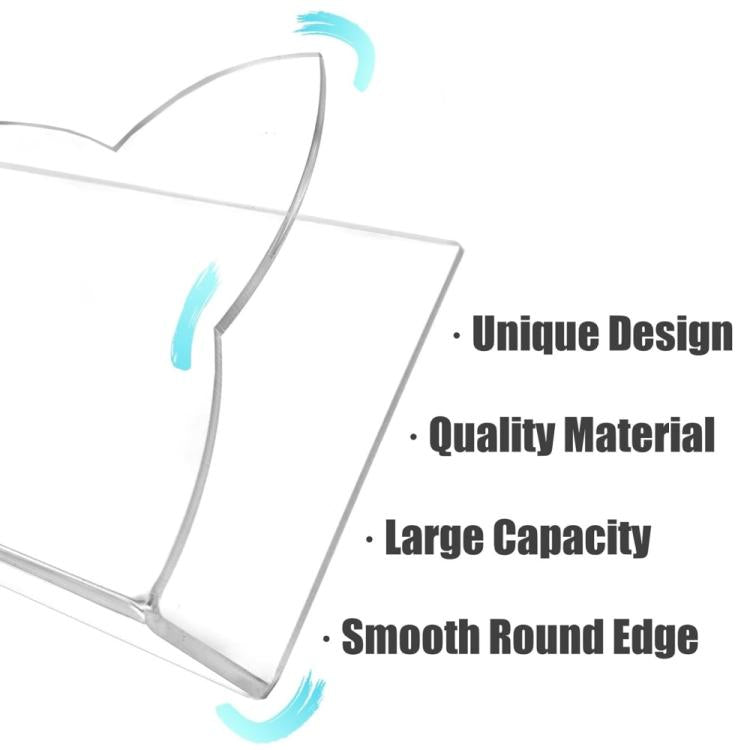 Acrylic Cat-Shaped Mail Sorting Desktop Envelope Rack