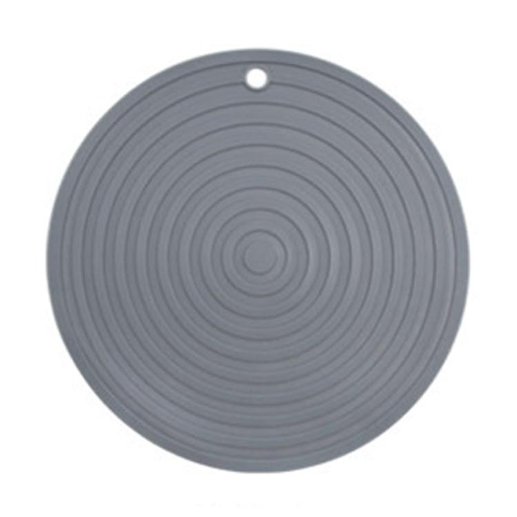 Food Grade Silicone Round Heat Insulation Mat Kitchen Anti-Scald And Anti-Slip Placemat