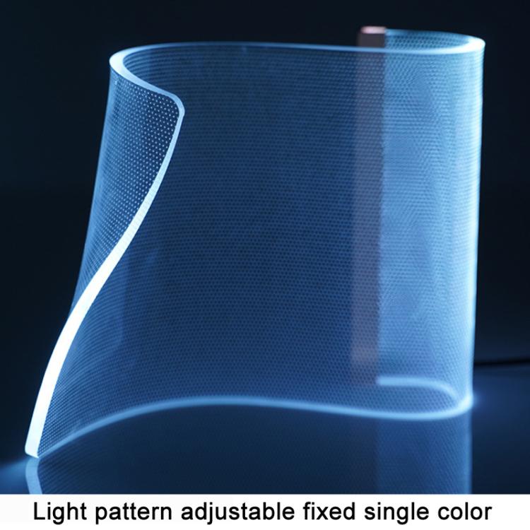 LED Light Guide Acrylic Ambient Desk Lamp Gaming Room Bedroom USB Pickups Rhythmic RGB Novelty Lamps