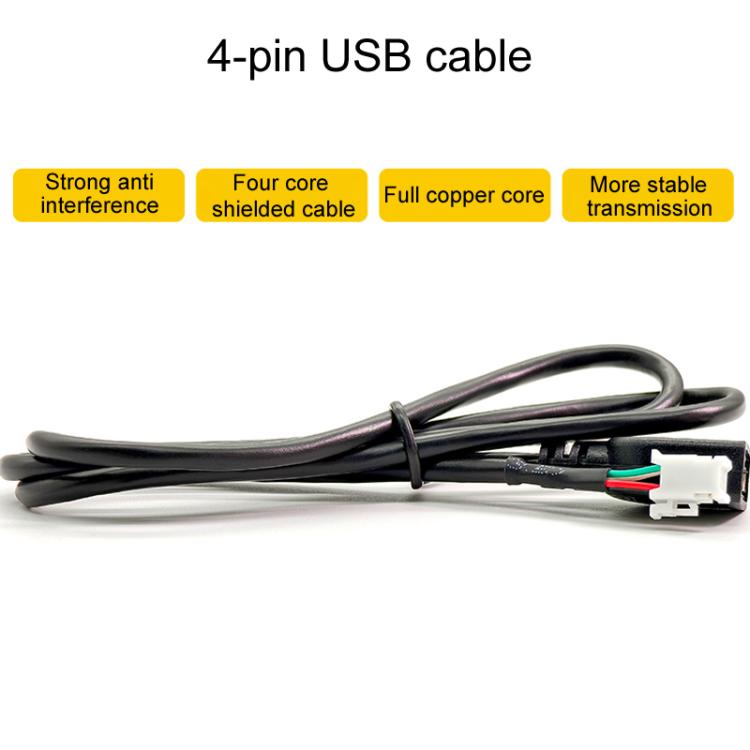 Palminfo Android Navigation Cable 7-Heads Audio Cable 16 Pin Power Cord GPS Antenna 4 Pin 6 Pin USB Cable Rear View Line