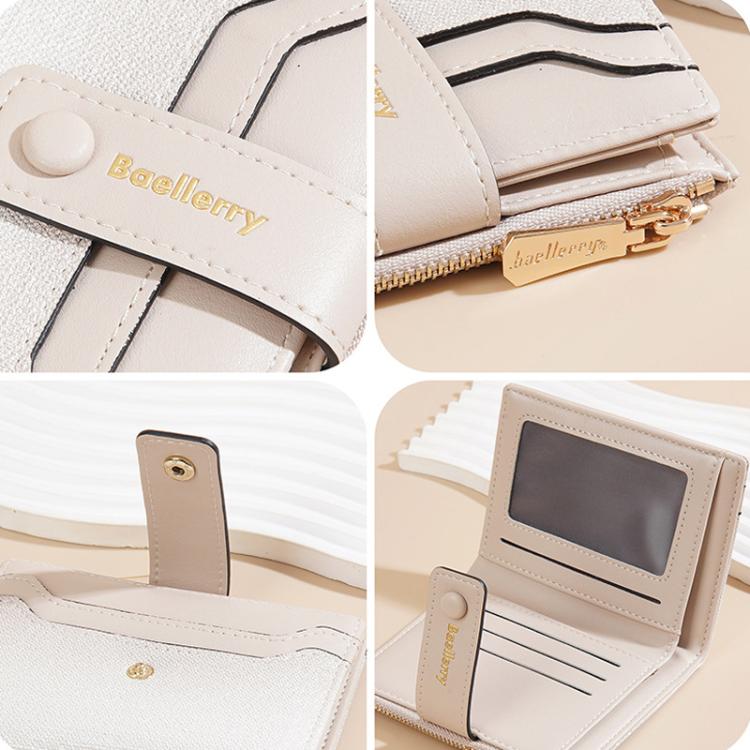 Baellerry NR118 Women Short Wallet Gradient Color Multi Card Zipper Coin Purse