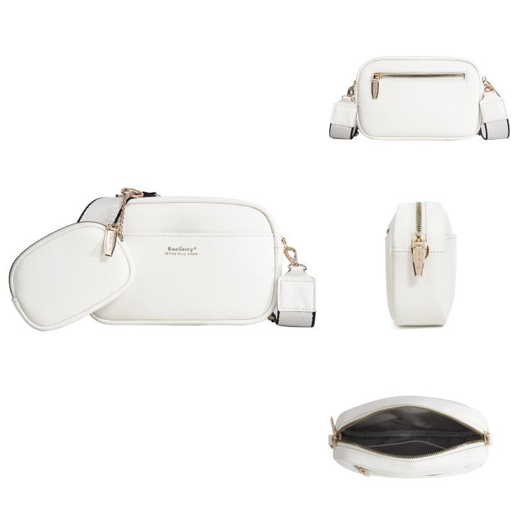 Baellerry N8938 Ladies PU Small Square Bag Large Capacity Crossbody Bag