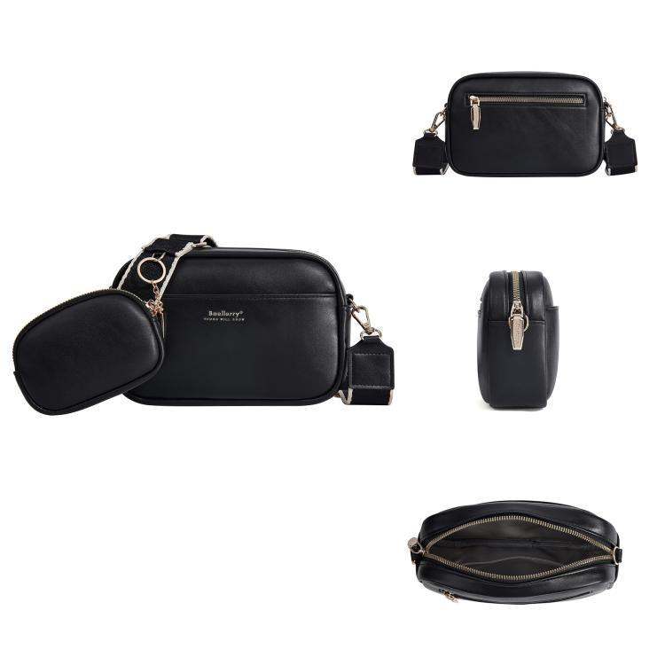 Baellerry N8938 Ladies PU Small Square Bag Large Capacity Crossbody Bag