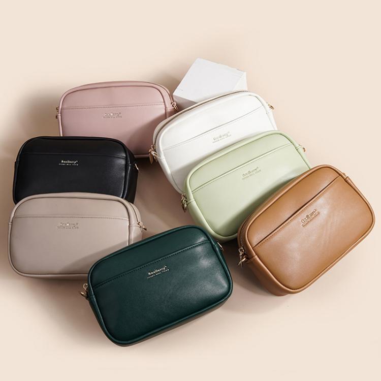Baellerry N8938 Ladies PU Small Square Bag Large Capacity Crossbody Bag