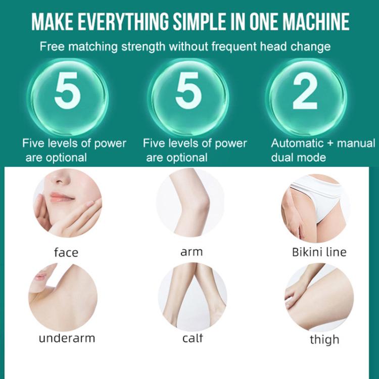 Sapphire Ice Sense Painless Laser Hair Remover Intense Pulse Ice Hair Removal Device