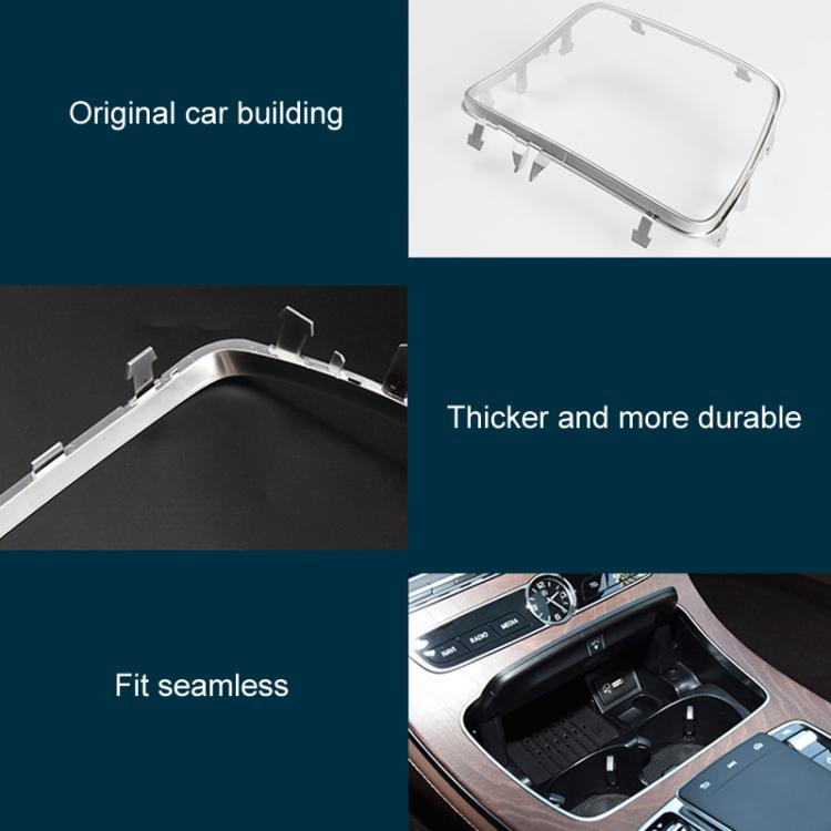 For Mercedes-Benz E-Class W213 Car Cup Holder Ashtray Cover Decorative Strips 2136830500
