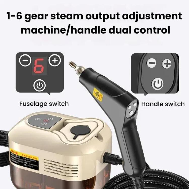 YAERDUN 1500W High Temperature Steam Cleaner Smart Digital Kitchen Hood Bathroom Cleaning Machine