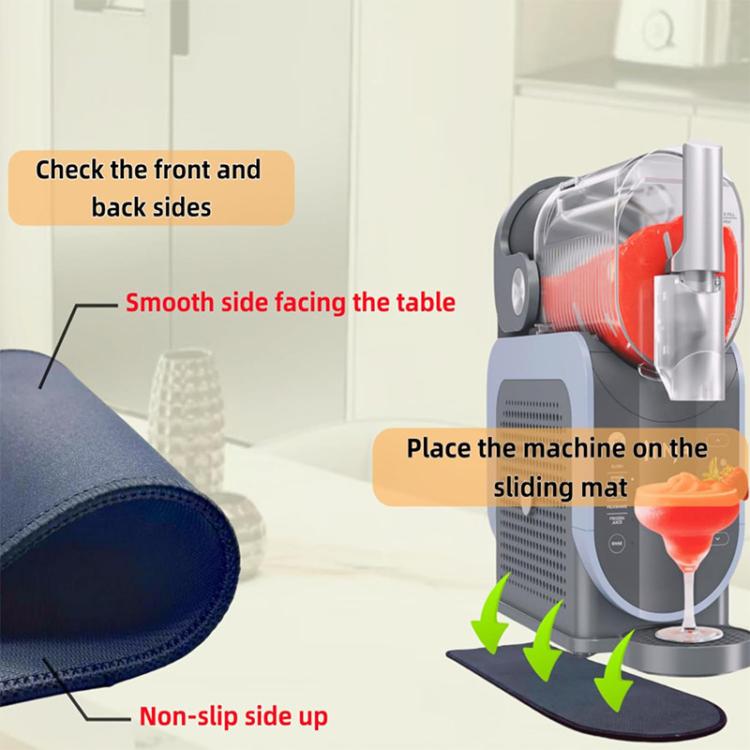 Sliding Pad for Ninja Frozen Drink Maker FS301C / FS301 / FS300 Dual-Sided Stabilizing Mat for Easy Movement, For Ninja FS301
