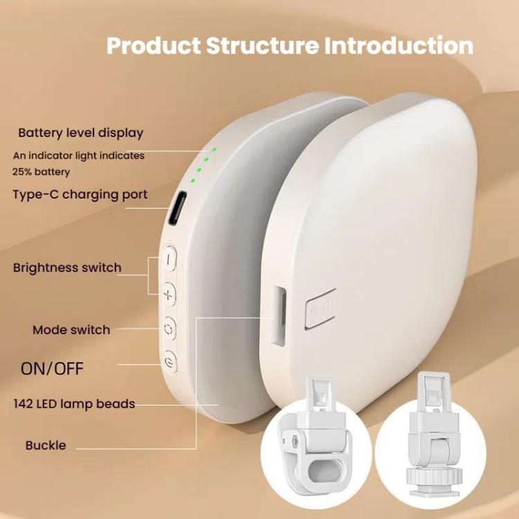 Smartphone Fill Light Selfie Live Streaming Computer Laptop Photography Light LED Video Conference Fill Lamp